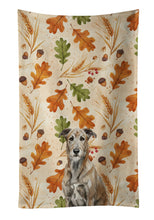 Load image into Gallery viewer, Brindle Irish Wolfhound Heirloom Fall Kitchen Towel