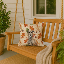 Load image into Gallery viewer, Brindle Irish Wolfhound Heirloom Fall Throw Pillow