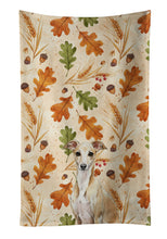 Load image into Gallery viewer, Fawn Italian Greyhound Heirloom Fall Kitchen Towel
