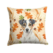 Load image into Gallery viewer, White and Black Jack Russell Terrier Heirloom Fall Throw Pillow