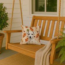 Load image into Gallery viewer, White Jack Russell Terrier Heirloom Fall Throw Pillow