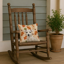 Load image into Gallery viewer, White Jack Russell Terrier Heirloom Fall Throw Pillow