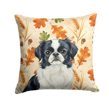 Load image into Gallery viewer, Black and White Japanese Chin Heirloom Fall Throw Pillow