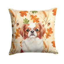 Load image into Gallery viewer, Red and White Japanese Chin Heirloom Fall Throw Pillow