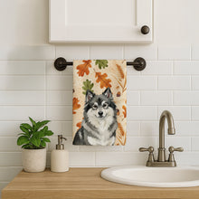 Load image into Gallery viewer, Keeshond Heirloom Fall Kitchen Towel