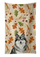Load image into Gallery viewer, Keeshond Heirloom Fall Kitchen Towel