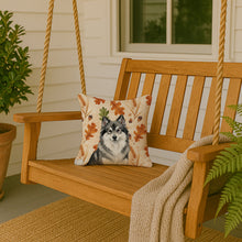 Load image into Gallery viewer, Keeshond Heirloom Fall Throw Pillow