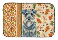 Load image into Gallery viewer, Kerry Blue Terrier Heirloom Fall Dish Drying Mat