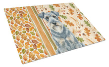 Load image into Gallery viewer, Kerry Blue Terrier Heirloom Fall Glass Cutting Board