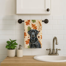 Load image into Gallery viewer, Black Labrador Retriever Heirloom Fall Kitchen Towel