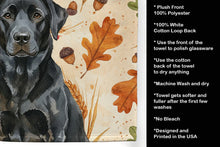 Load image into Gallery viewer, Black Labrador Retriever Heirloom Fall Kitchen Towel