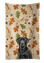 Load image into Gallery viewer, Black Labrador Retriever Heirloom Fall Kitchen Towel