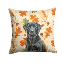 Load image into Gallery viewer, Black Labrador Retriever Heirloom Fall Throw Pillow