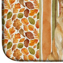 Load image into Gallery viewer, Yellow Labrador Retriever Heirloom Fall Dish Drying Mat