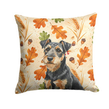 Load image into Gallery viewer, Black and Tan Lakeland Terrier Heirloom Fall Throw Pillow