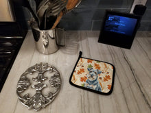 Load image into Gallery viewer, Blue Lakeland Terrier Heirloom Fall Pair of Pot Holders