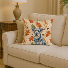 Load image into Gallery viewer, Blue Lakeland Terrier Heirloom Fall Throw Pillow