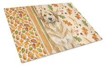 Load image into Gallery viewer, Sandy Leonberger Heirloom Fall Glass Cutting Board