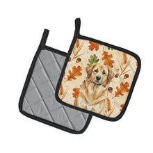 Load image into Gallery viewer, Sandy Leonberger Heirloom Fall Pair of Pot Holders