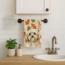 Load image into Gallery viewer, Cream Lhasa Apso Heirloom Fall Kitchen Towel