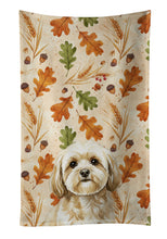 Load image into Gallery viewer, Cream Lhasa Apso Heirloom Fall Kitchen Towel