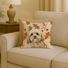 Load image into Gallery viewer, Cream Lhasa Apso Heirloom Fall Throw Pillow