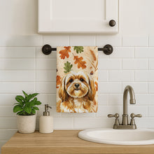 Load image into Gallery viewer, Gold Lhasa Apso Heirloom Fall Kitchen Towel