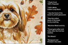 Load image into Gallery viewer, Gold Lhasa Apso Heirloom Fall Kitchen Towel