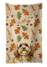 Load image into Gallery viewer, Gold Lhasa Apso Heirloom Fall Kitchen Towel
