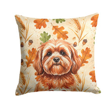 Load image into Gallery viewer, Red Lhasa Apso Heirloom Fall Throw Pillow