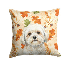 Load image into Gallery viewer, White Lhasa Apso Heirloom Fall Throw Pillow