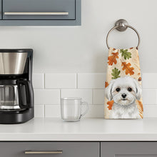 Load image into Gallery viewer, Maltese Heirloom Fall Kitchen Towel