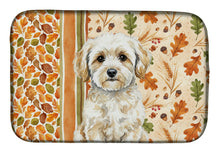 Load image into Gallery viewer, Maltipoo Heirloom Fall Dish Drying Mat