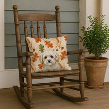 Load image into Gallery viewer, Maltipoo Heirloom Fall Throw Pillow