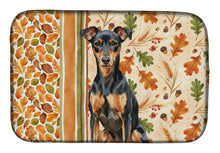 Load image into Gallery viewer, Manchester Terrier Heirloom Fall Dish Drying Mat