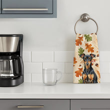 Load image into Gallery viewer, Manchester Terrier Heirloom Fall Kitchen Towel