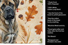 Load image into Gallery viewer, Brindle Mastiff Heirloom Fall Kitchen Towel