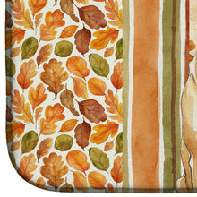 Load image into Gallery viewer, Fawn Mastiff Heirloom Fall Dish Drying Mat