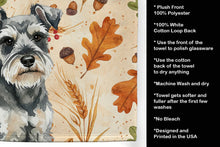 Load image into Gallery viewer, Miniature Schnauzer Heirloom Fall Kitchen Towel
