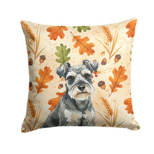 Load image into Gallery viewer, Miniature Schnauzer Heirloom Fall Throw Pillow
