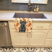 Load image into Gallery viewer, Black Neapolitan Mastiff Heirloom Fall Kitchen Towel