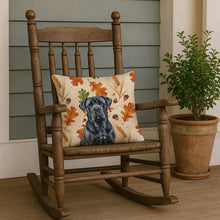 Load image into Gallery viewer, Black Neapolitan Mastiff Heirloom Fall Throw Pillow