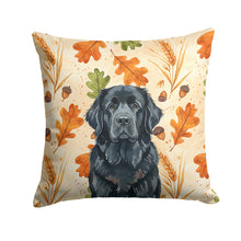 Load image into Gallery viewer, Black Newfoundland Heirloom Fall Throw Pillow