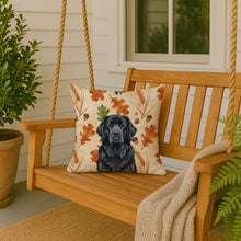 Load image into Gallery viewer, Black Newfoundland Heirloom Fall Throw Pillow