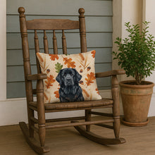 Load image into Gallery viewer, Black Newfoundland Heirloom Fall Throw Pillow