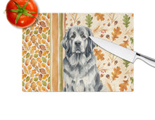 Load image into Gallery viewer, Gray Newfoundland Heirloom Fall Glass Cutting Board