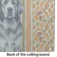 Load image into Gallery viewer, Gray Newfoundland Heirloom Fall Glass Cutting Board