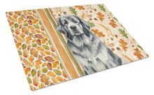 Load image into Gallery viewer, Gray Newfoundland Heirloom Fall Glass Cutting Board