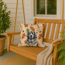 Load image into Gallery viewer, Gray Newfoundland Heirloom Fall Throw Pillow