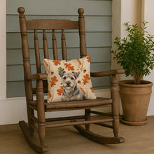 Load image into Gallery viewer, Grizzle and Tan Norfolk Terrier Heirloom Fall Throw Pillow